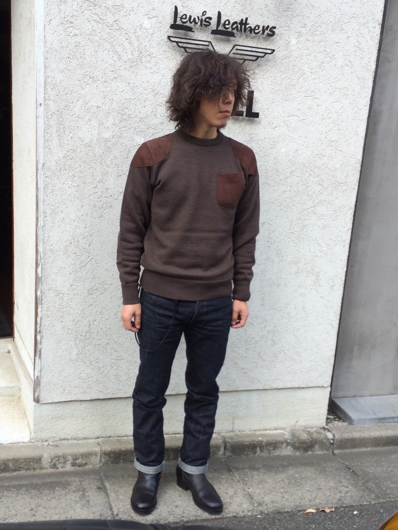 Lamb Leather Patch Sweater BLOG ROLL